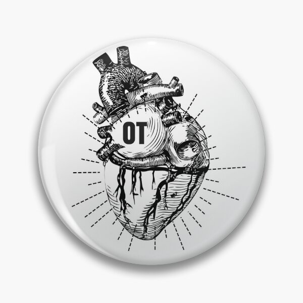 Artikelvorschau, Ergotherapie Liebe OT Anatomisches Herz entworfen und verkauft von Hopscotch Shop Designs.