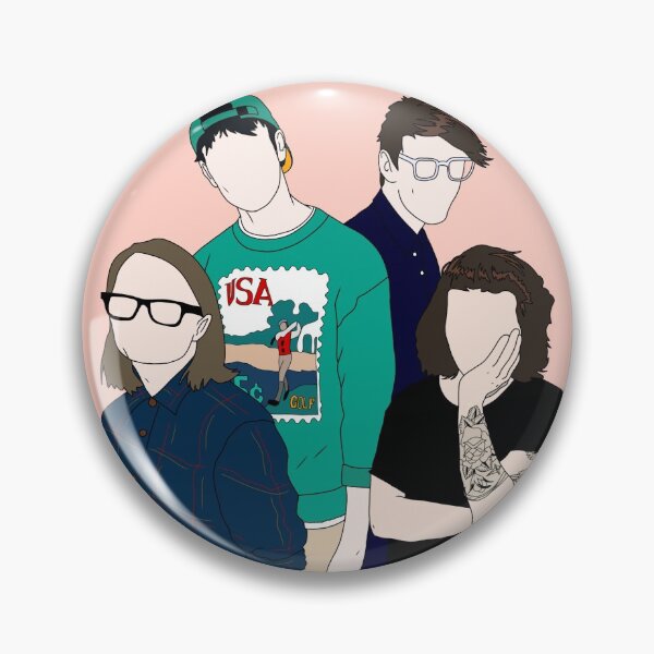 Item preview, hippo campus pink designed and sold by cool stickerz.
