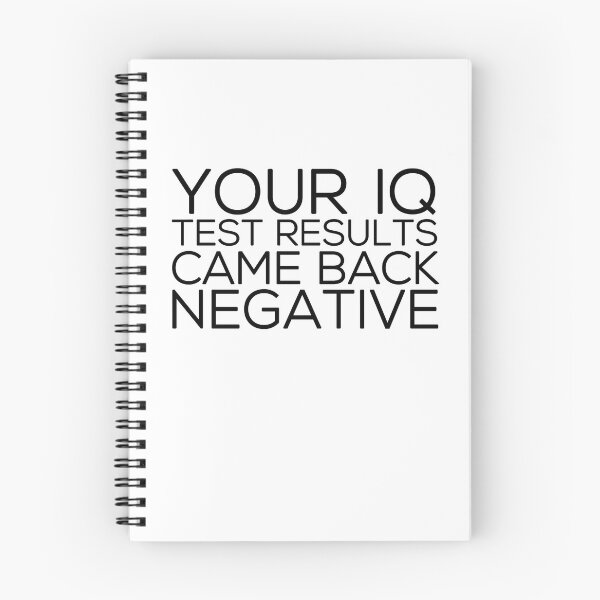 Item preview, IQ Test Results designed and sold by chuckirina.