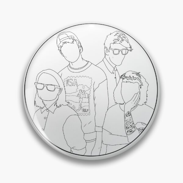 Item preview, hippo campus minimal designed and sold by cool stickerz.