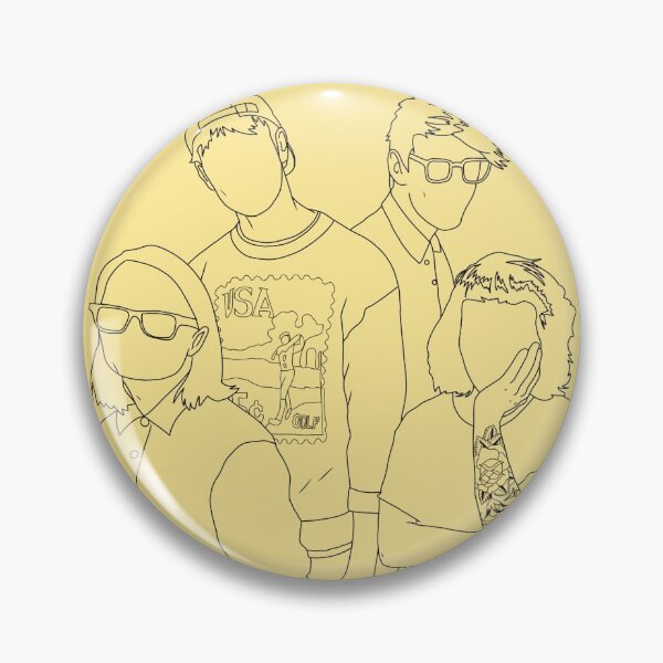 Item preview, hippo campus minimal buttercup designed and sold by cool stickerz.