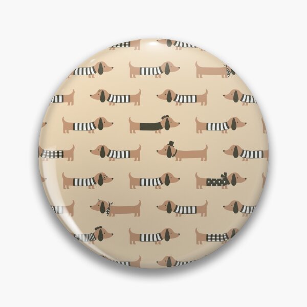 Item preview, Fancy sausage dogs - brown designed and sold by movezerb.