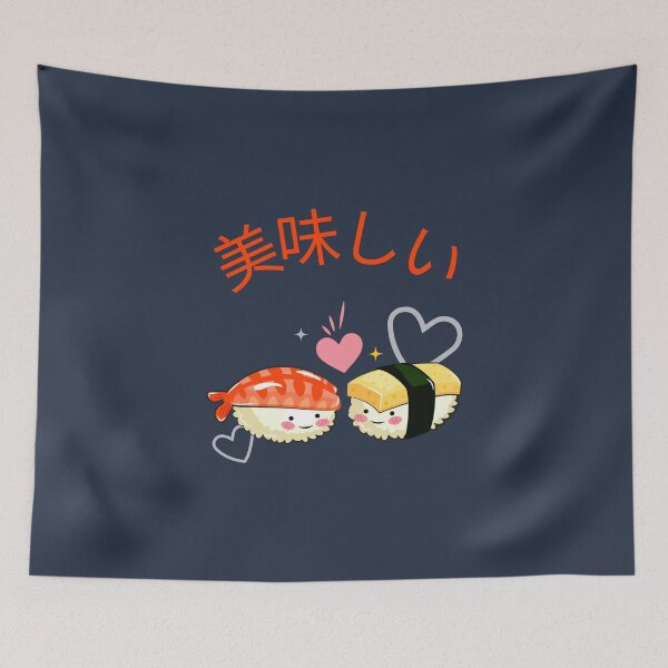 Item preview, Cute Kawaii Japanese Delicious Sushi v2 designed and sold by CLPDesignLab.