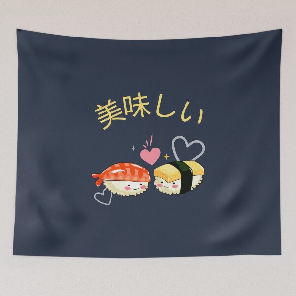 Item preview, Cute Kawaii Japanese Delicious Sushi  designed and sold by CLPDesignLab.