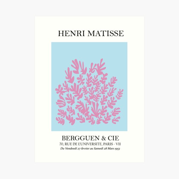 Henri Matisse - La gerbe - The Sheaf - Pink Art Print