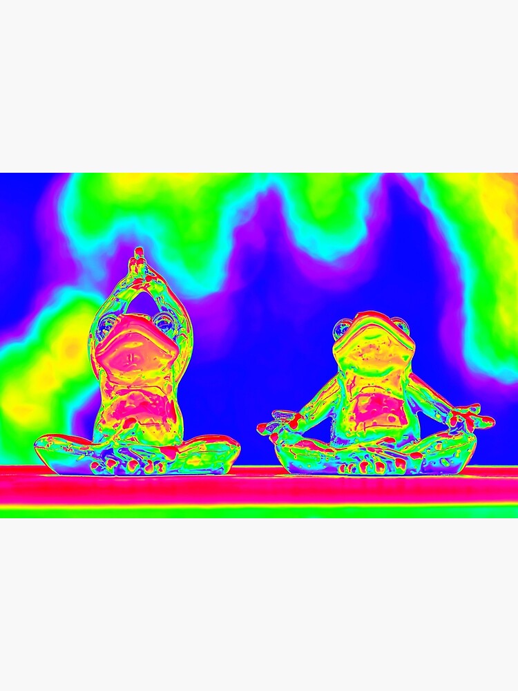 Thermal Yoga Frogs Poster for Sale by Brody Maddox