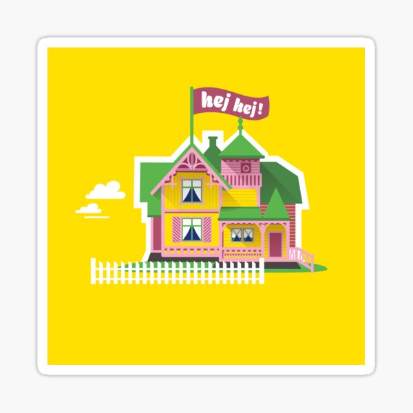 Hey Hey Villa Villekulla Sticker