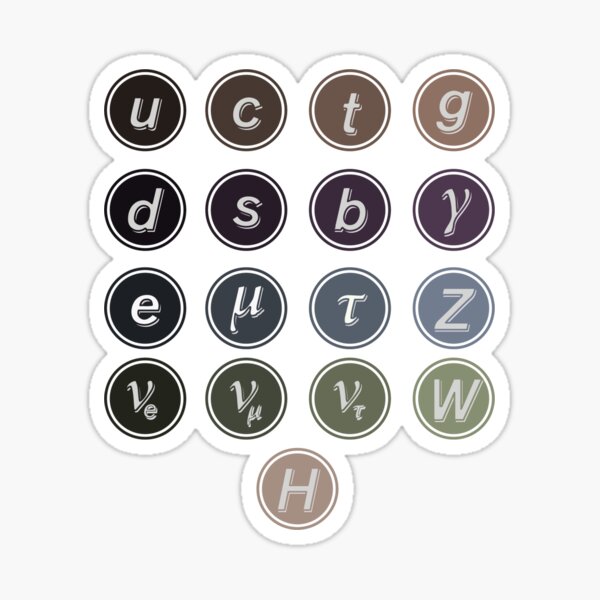 Physics Standard Model Sticker