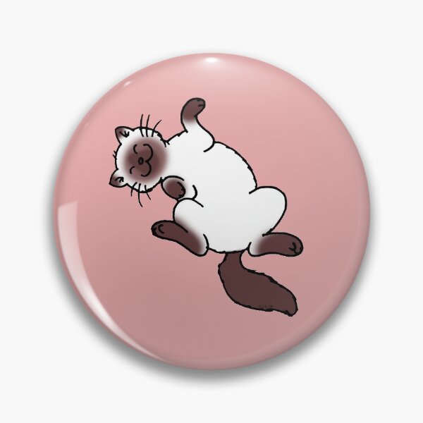 Item preview, Chocolate point siamese kitten designed and sold by CuteCartoon.