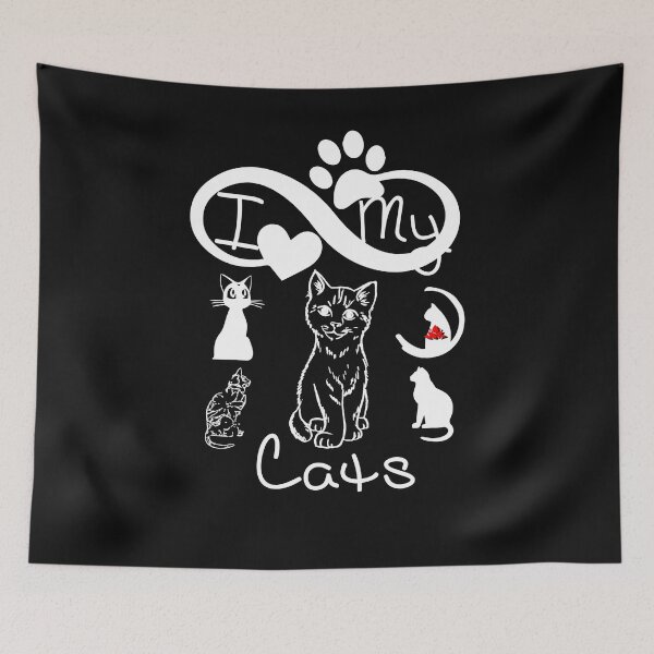 Item preview, I Love My Cats: Funny Cats Gift Idea designed and sold by cutitoutsir.
