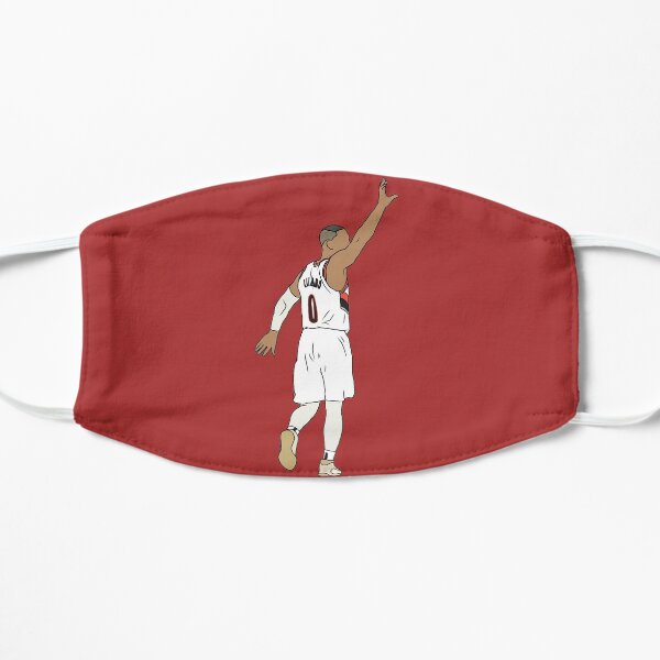 Damian Lillard Waves Goodbye Mask