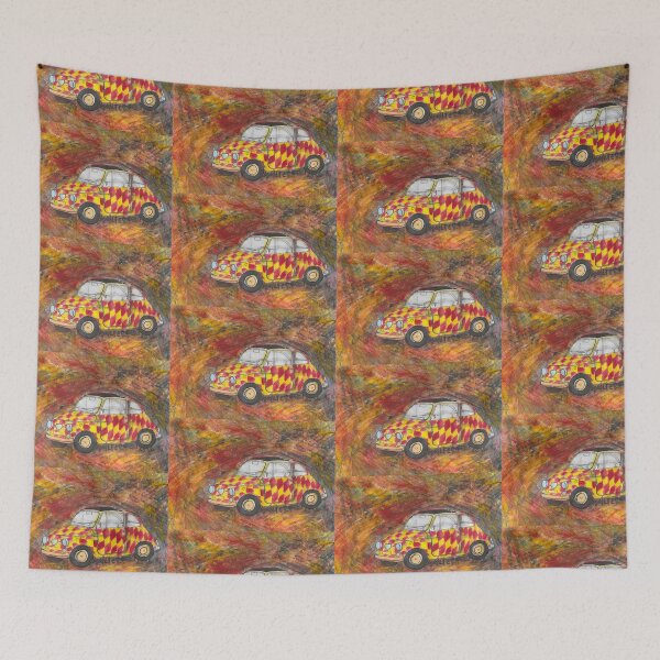 Item preview, Fiat 500 red&yellow designed and sold by walterfest.