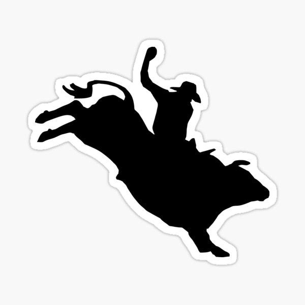 Bullrider Stickers | Redbubble