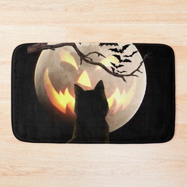 Item preview, The Cat and the Halloween Moon designed and sold by Ithildiel.