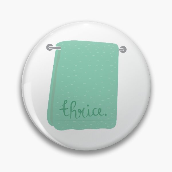 Item preview, Thrice Towel designed and sold by thomastb.