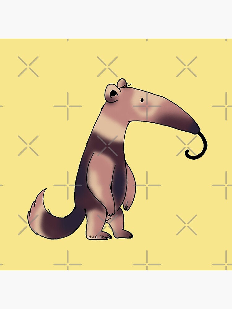 Cute Anteater Greeting Card By Cutecartoon Redbubble