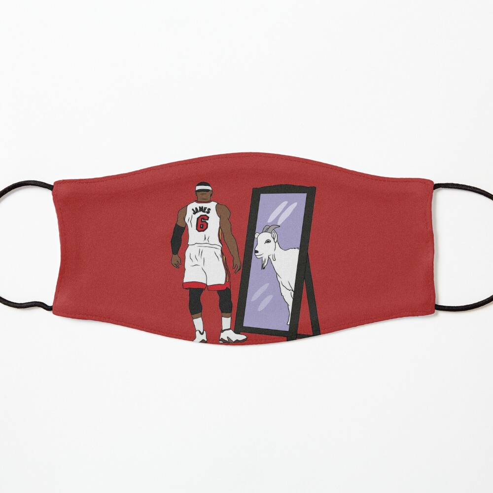LeBron James Mirror GOAT (Heat) Mask for Sale by RatTrapTees