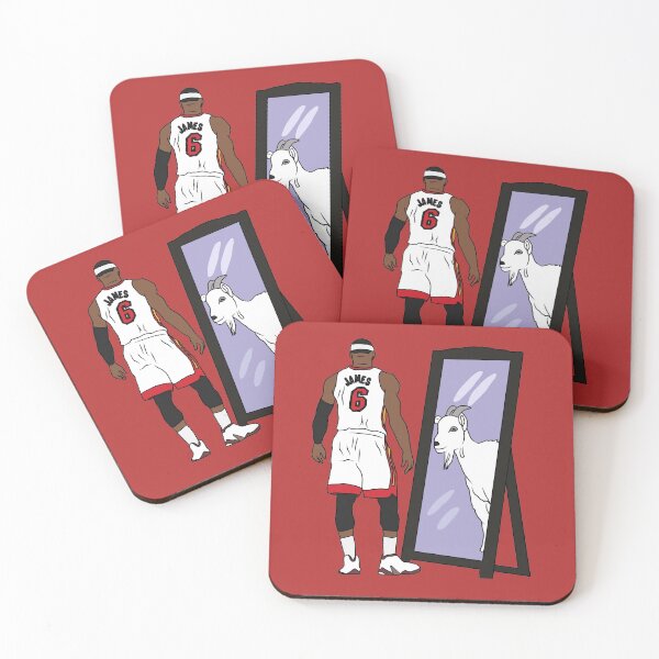 Item preview, LeBron James Mirror GOAT (Miami) designed and sold by RatTrapTees.