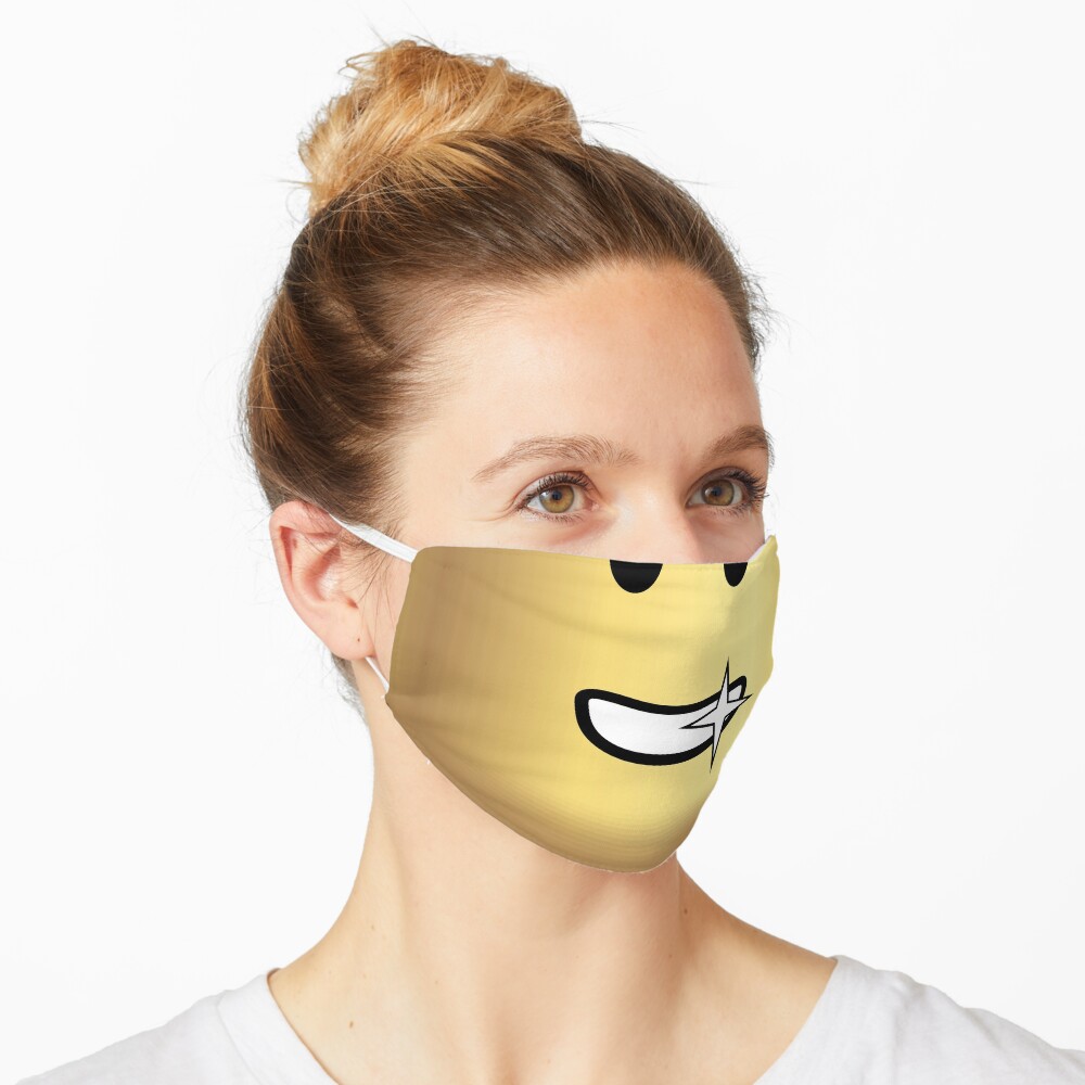 Roblox Face Mask By Mechanick Redbubble - roblox face decals funny