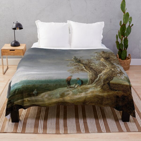 Item preview, Landscape with Two Oaks by Jan van Goyen, 1641 designed and sold by Irina Polyanskaya.