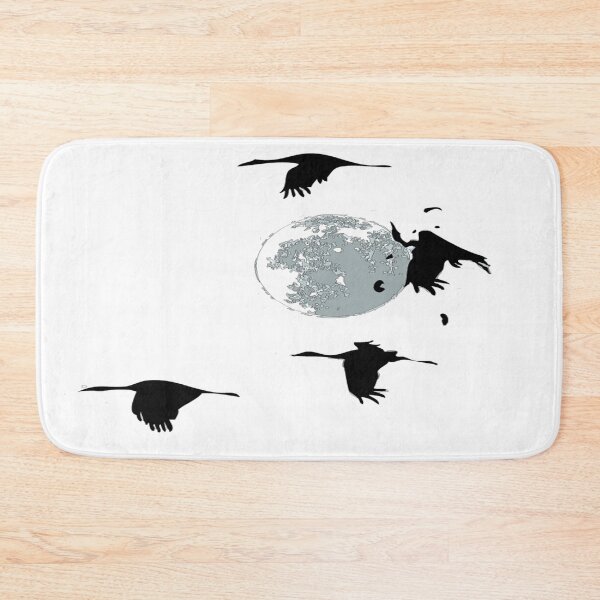 Item preview, Storks and moon designed and sold by ROPATROKOLA.