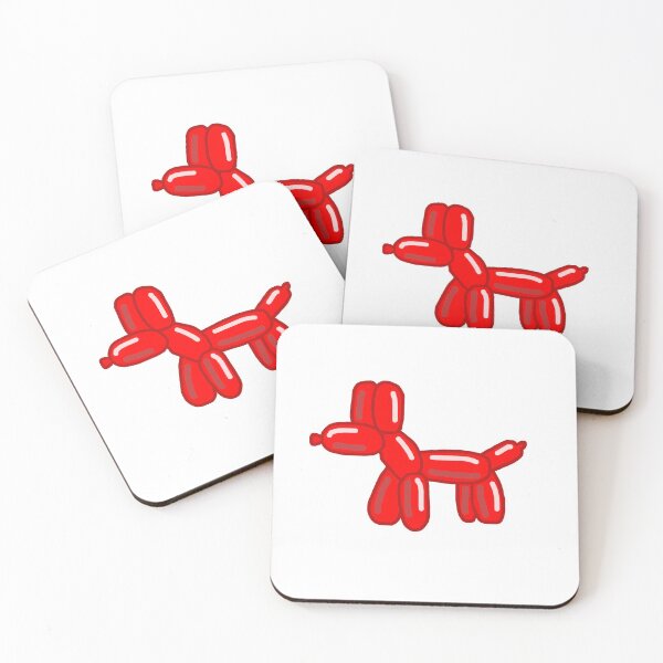 Item preview, red balloon dog  designed and sold by allielibby.