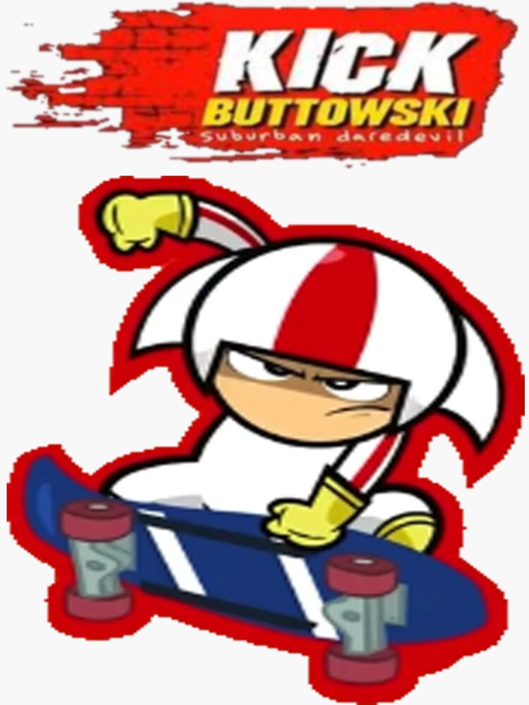 Kick Buttowski Sticker for Sale by thotwire