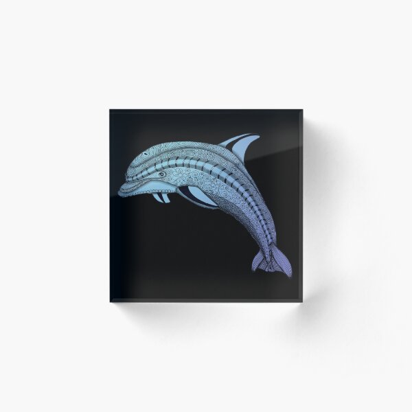Dolphin Acrylic Block