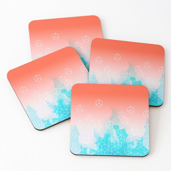 Item preview, Funky, Quirky Pink & Teal Watercolor Pattern designed and sold by yougalore.