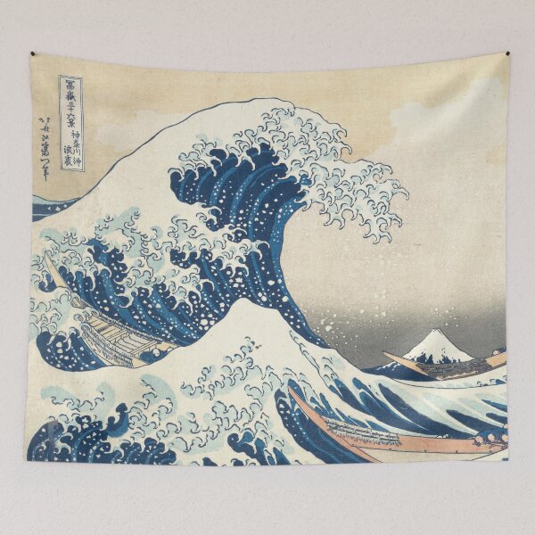 Item preview, The Great Wave Off Kanagawa designed and sold by faidhan2001.