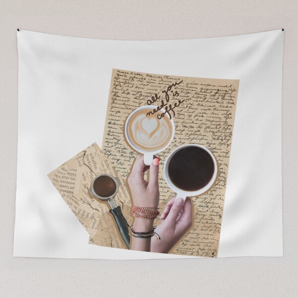 Item preview, Coffee Culture Collage designed and sold by Pluto Studio.