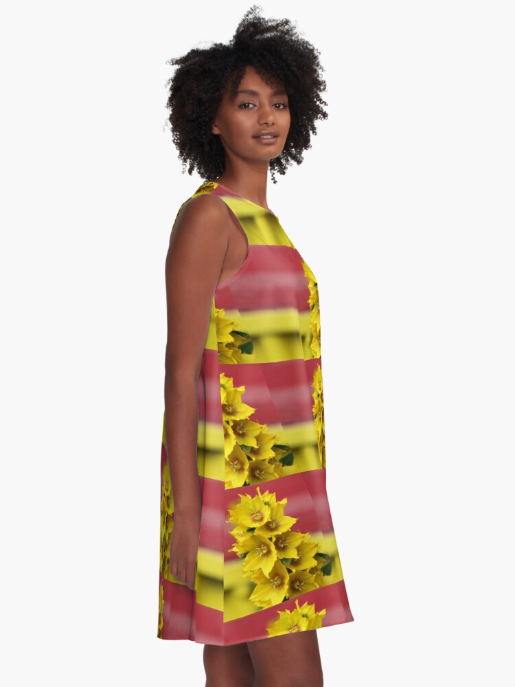 yellow dress flowers