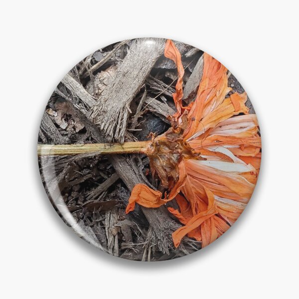 Item preview, Fading Orange Flower On The Ground designed and sold by Jeanne Kramer-Smyth.