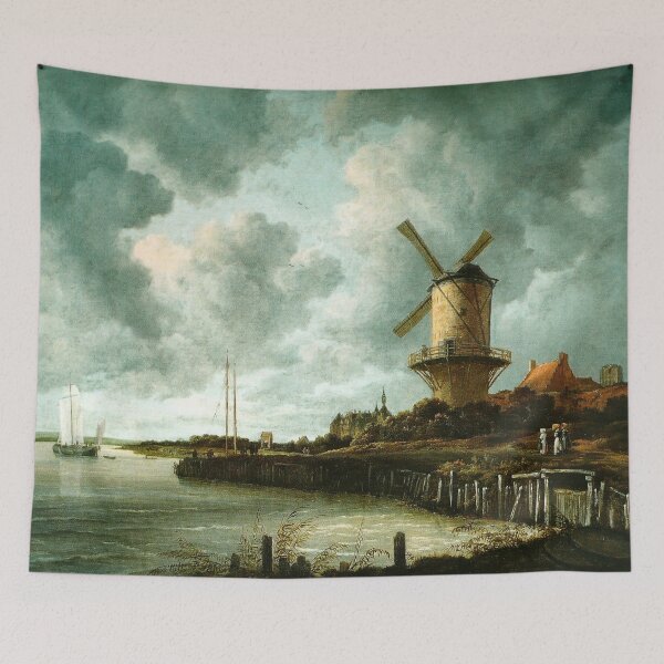 Item preview, Windmill at Wijk bij Duurstede, by Jacob Isaacksz van Ruisdael, circa 1668-1670 designed and sold by Irina Polyanskaya.