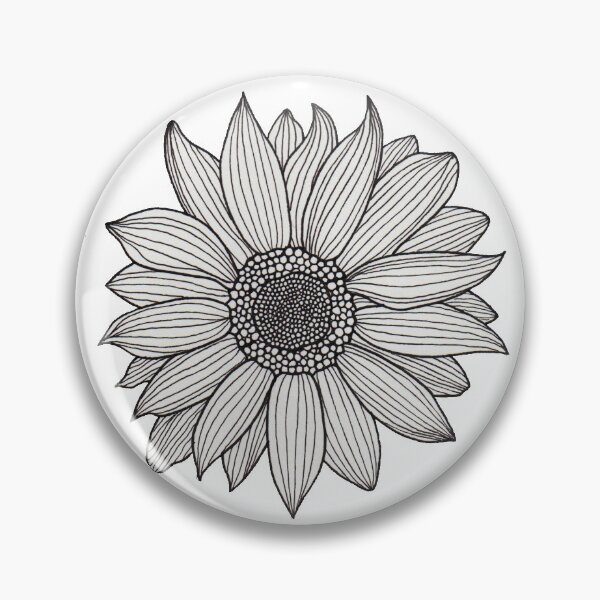 Item preview, Sunflower Zentangle designed and sold by Ally Gracie.