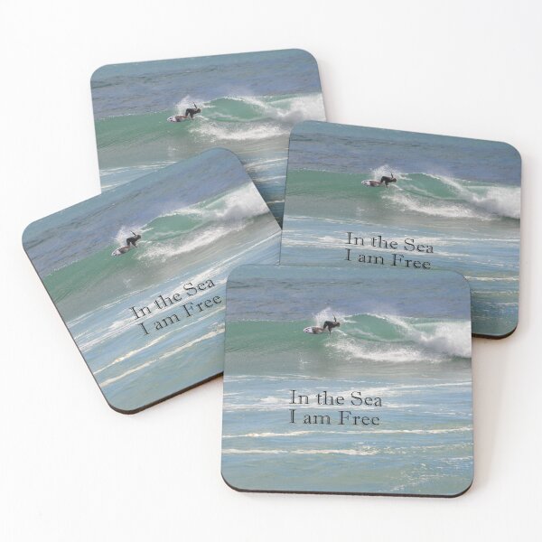 Item preview, In the Sea I am Free - Gold Coast Australia designed and sold by SaltySurfgirl.