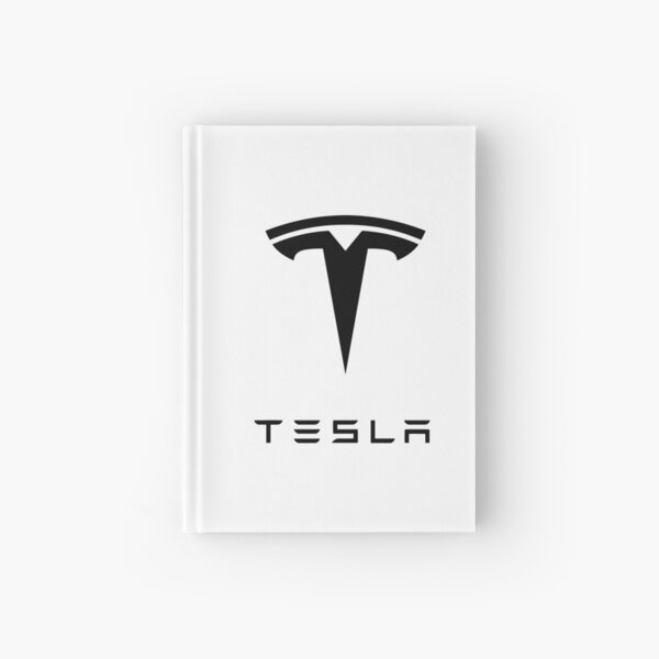tesla logo Hardcover Journal