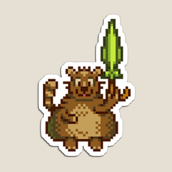 Aperçu de l'œuvre Ours poubelle de Stardew Valley créée et vendue par r9440.