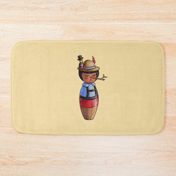 Item preview, Kokeshi Pinocchio and Jiminy Cricket designed and sold by Pendientera.
