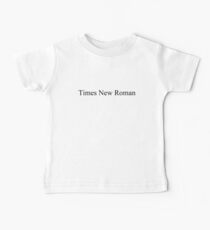 Times New Roman Baby Tee