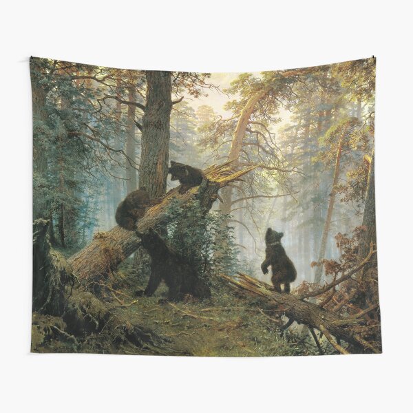 Item preview, Morning in a Pine Forest, by Ivan Shishkin, 1889 designed and sold by Irina Polyanskaya.