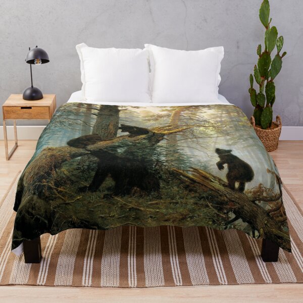 Item preview, Morning in a Pine Forest, by Ivan Shishkin, 1889 designed and sold by Irina Polyanskaya.
