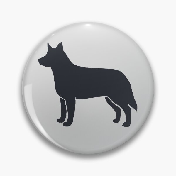Artikelvorschau, Silhouette(n) eines Australian Cattle Dog entworfen und verkauft von Jenn Inashvili.