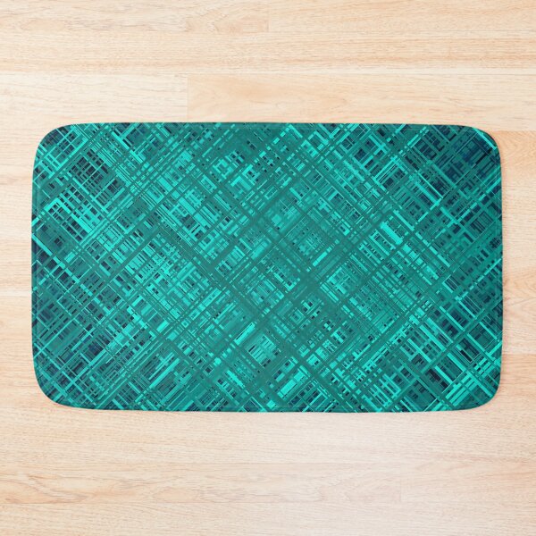 Item preview, Random Diagonal Line Pattern (Teal) designed and sold by Lyle Hatch.