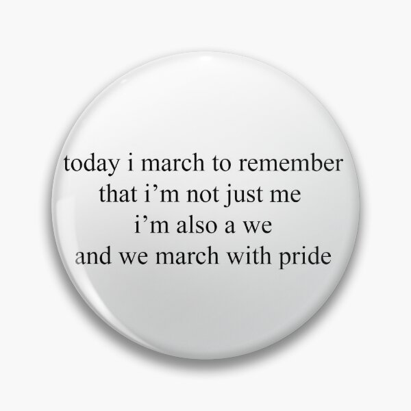 Item preview, we march with pride designed and sold by bluedaisxy.