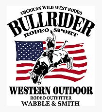 Bullrider Photographic Print