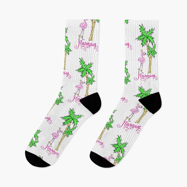Item preview, Flamazing - Flamingo Palm Trees designed and sold by Meliafroggy.