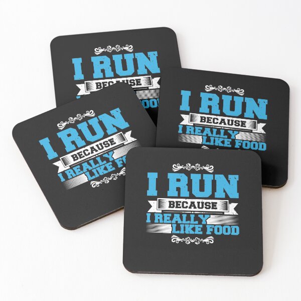 Item preview, I Run Because I Really Love Food designed and sold by friendlyspoon.