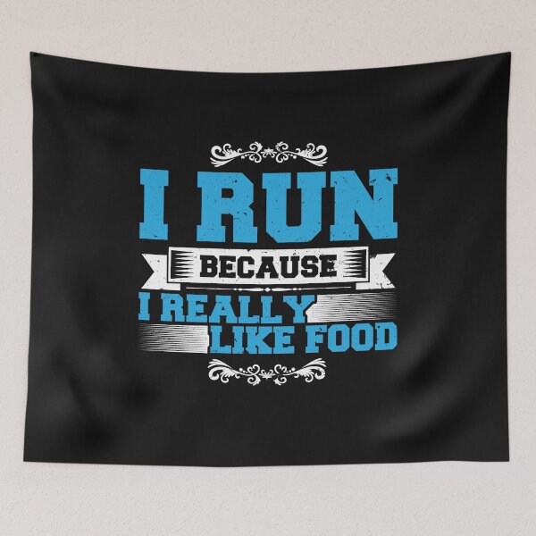 Item preview, I Run Because I Really Love Food designed and sold by friendlyspoon.