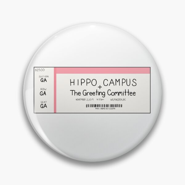 Item preview, hippo campus and the greeting committee concert ticket designed and sold by cool stickerz.